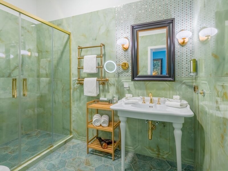Schlosshotel Althörnitz - Zimmer Deluxe Schloss 236 Bad
